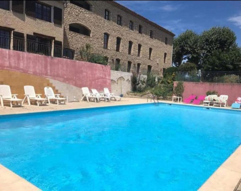 Résidence Luberon: Vue Panoramique et Piscine près du Colorado Provençal Viens Exterior photo